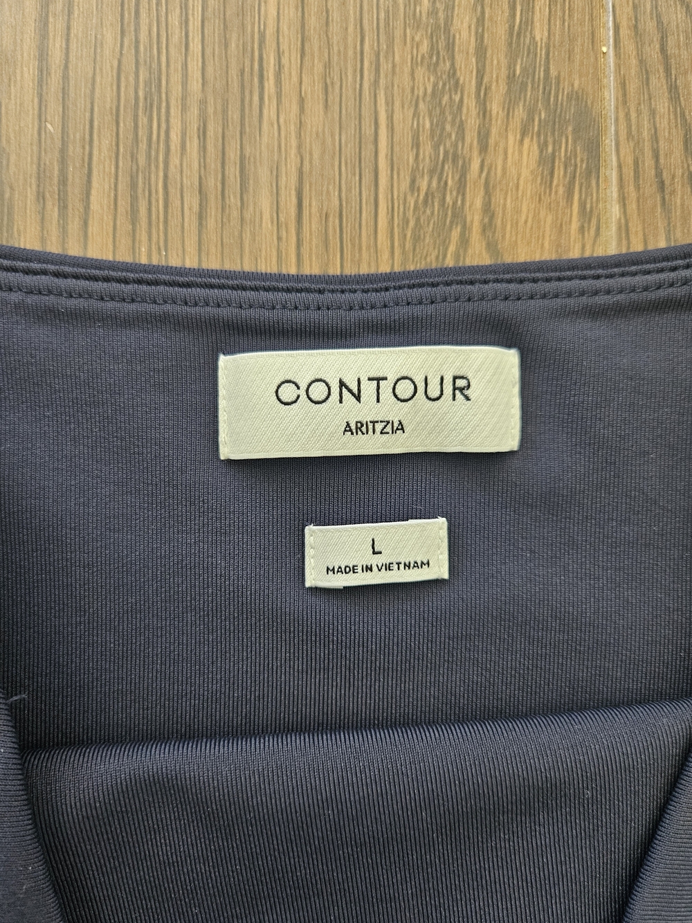 Aritzia Original Contour Enrapture Mini Tube Dress Dark Night Navy Size Large - Picture 3 of 9